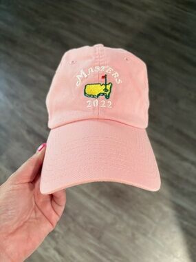 Masters Pink 2022 Embroidered Logo Baseball Cap